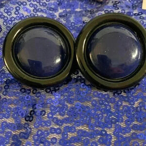 Retro Button Earring